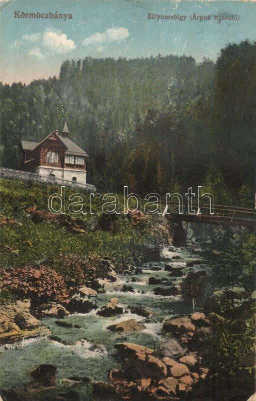 Körmöcbánya, Kremnica; Zólyomvölgy, Árpád nyaraló; kiadja Ritter Sándor / villa