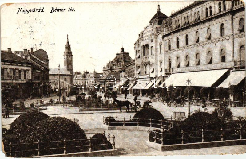 Nagyvárad, Bémer tér / square (EM)