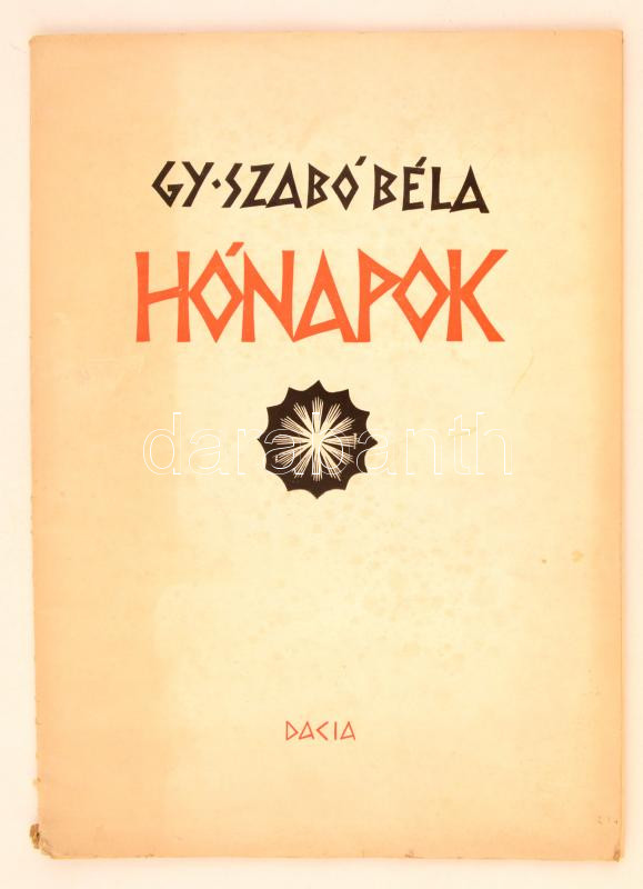 Gy. Szabó Béla: Hónapok. -- fametszeteit bemutató kiadvány. Kolozsvár, 1973, Dacia. Kiadói karton mappában