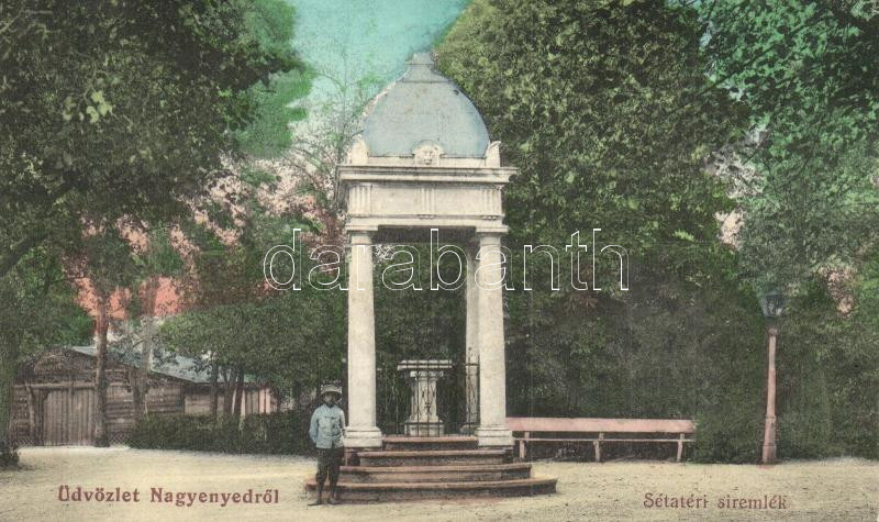 Nagyenyed, Aiud; Sétatéri műemlék / promenade, monument