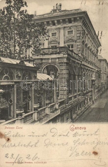 Genova, Genoa; Palazzo Tursi / palace (EK)