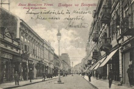 Belgrade, Fürst Michael Gasse / street view (EK)