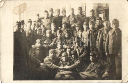 WWI K.u.K. military, soldiers' group photo (EK)