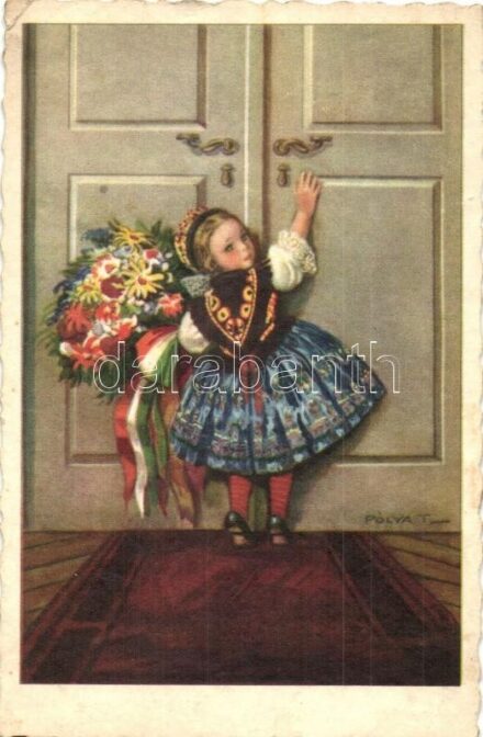 Magyar leány / Hungarian girl, folklore s: Pólya T. (EK)