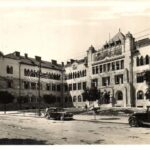 Kolozsvár, Cluj;, Árpád utca, Honvéd Hadtestparancsnokság, automobilok / street, army headquarters, automobiles
