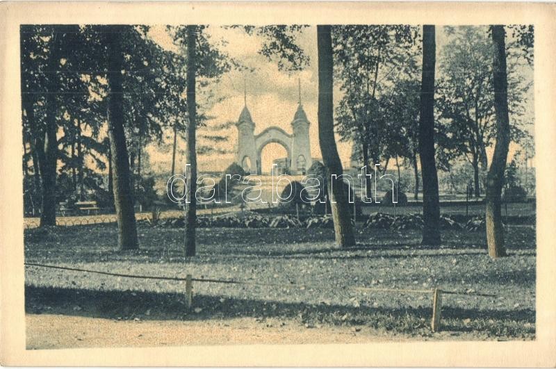 Temesvár, Timisoara; Városliget. Tóth Béla kiadása / park