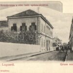 Lugos, Lugoj; Bonnáz utca, Római katolikus apáca zárda / street view, nunnery