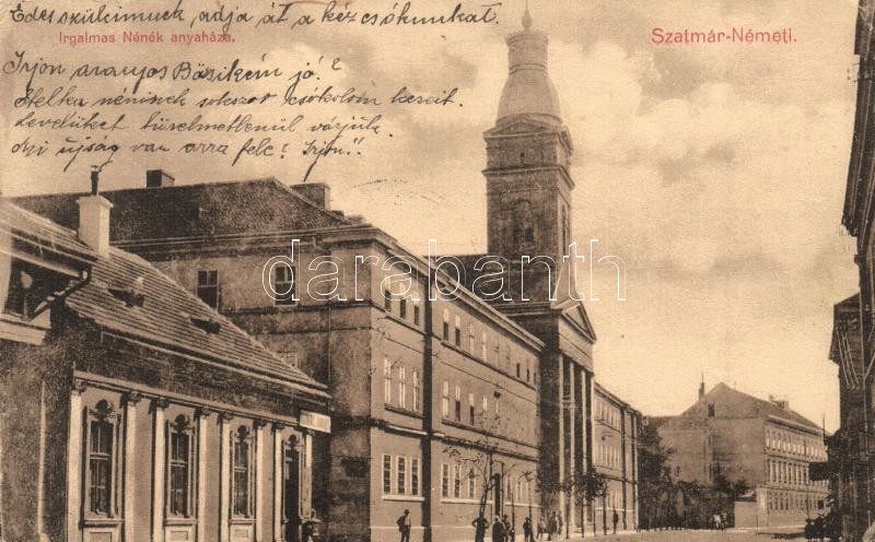 Szatmárnémeti, Satu Mare; Irgalmas nénék anyaháza, templom / church, nunnery (EK)