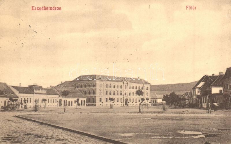 Erzsébetváros, Dumbraveni; Fő tér / main square (EK)