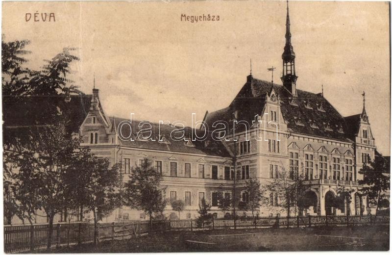 Déva, Deva; Megyeháza. W. L. 509. / county hall (fa)