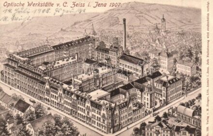 1907 Jena, Optische Werkstätte v. C. Zeiss / Optical workshop, factory
