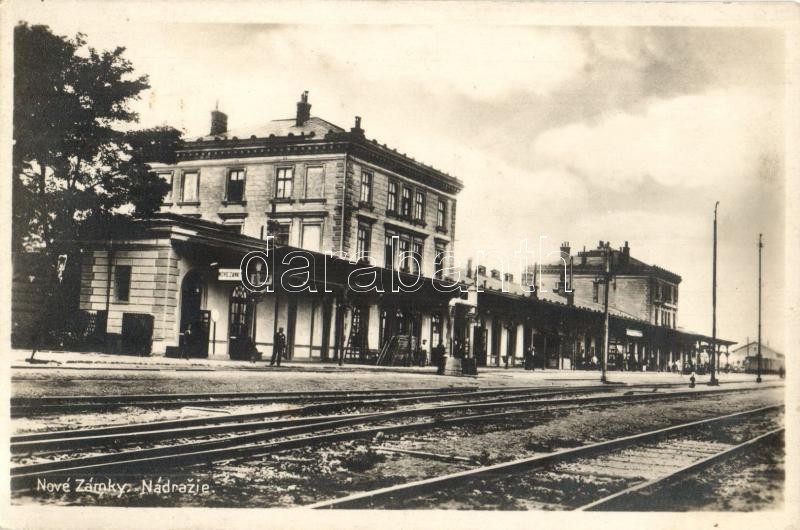 Érsekújvár, Nové Zámky; Nadrazie / Vasútállomás / railway station