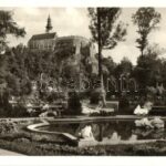 Nyitra, Nitra; Zámok / Püspöki vár, kert / bishop's castle, garden, park