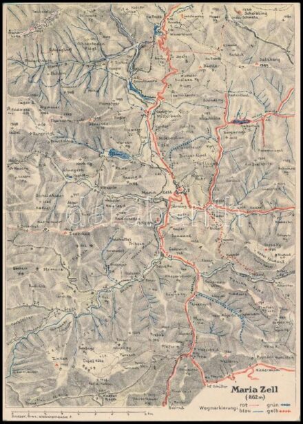 Mariazell, map. folding card (EK)
