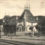 1915 Brassó, Kronstadt, Brasov; Noa nyaraló vasútállomás / Station Noa / railway station in Noua (Rb)