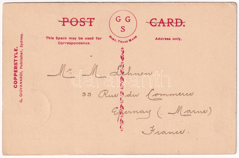 1905 Sidney, Pipe head of the water supply. TCV card - Image 2