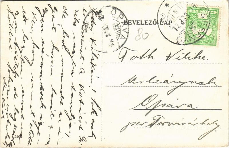 1913 Óbesenyő, Óbessenyő, Dudestii Vechi; Ungár Jakab üzlete / shop of Jakab Ungár (EK) - Image 2