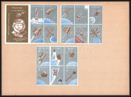 Gyufacimke sor papírra ragasztva (3 ív)