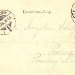 1903 Előpatak, Valcele; Bogdán villa. Szecessziós litho keret / villa. Art Nouveau, litho - Image 2