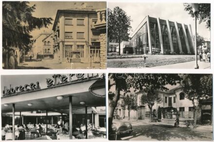 Hévíz - 10 db modern képeslap (strand, üdülő, fürdő, kórház, Debrecen étterem). Képzőművészeti Alap Kiadóvállalat / 10 modern postcards