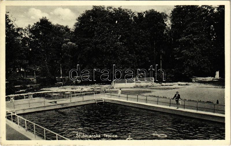 Stubnyafürdő, Túróchévíz, Stubnianske Teplice, Turcianske Teplice; strand / beach, swimming pool