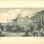 Kassa, Kosice; Fő utca a szökőkúttal. W. L. Bp. 6208. / main street, fountain (fl)