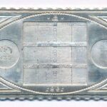 1981. Naptár Ag bélyegérem (37x22mm/0.835/4,75g) T:PP - Image 2