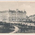 1901 Temesvár, Timisoara; Józsefváros, Küttl tér. Polatsek kiadása. Kihajtható panorámalap / Iosefin, square. folding panormacard (fl)