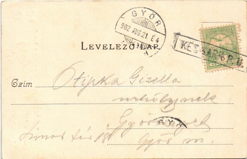 1902 Késmárk, Kezmarok; Tököly vár. Reiner Miklós kiadása / castle - Image 2