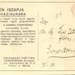 1931 Pöstyén, Piestany; Polyarthritis Sec. Destruens. A fürdő iszap házikúrára, Gamma-Kompressz reklámlap / spa's advertisement, mud treatment (18,5 cm x 10,5 cm) (EK) - Image 2