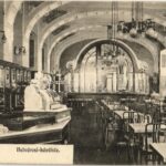 Temesvár, Timisoara; Belvárosi kávéház, belső. Rechnitzer István kiadása / café, interior (ragasztónyom / glue mark)