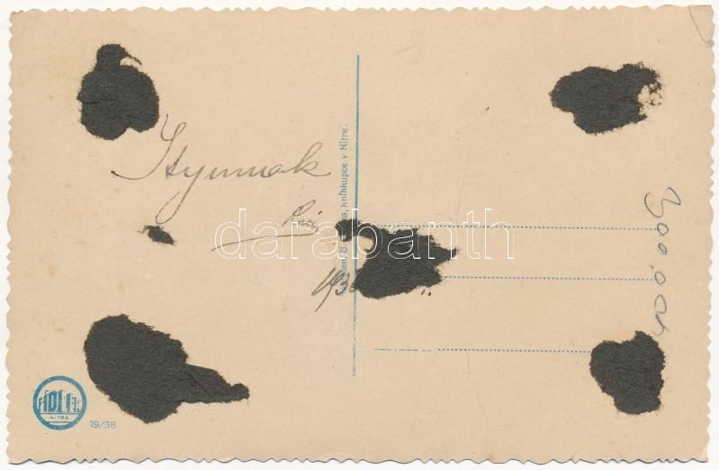 Nyitra, Nitra; photo (ragasztónyom / gluemark) - Image 2