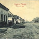 1910 Zsibó, Jibou; Rákóczi utca, posta (?). W.L. Bp. 6068. Czenk György utódai kiadása / street, post office (?) (EK)