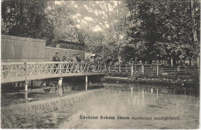 Budapest III. Aquincum, Roháts János féle vendéglő, étterem (EK)
