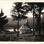 Tusnádfürdő, Baile Tusnad; kápolna, tó / chapel, lake. photo