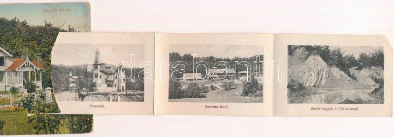 Szováta-fürdő, Baile Sovata; Csergőffy nyaraló. leporellólap / villa. leporellocard (vágott / cut) - Image 2