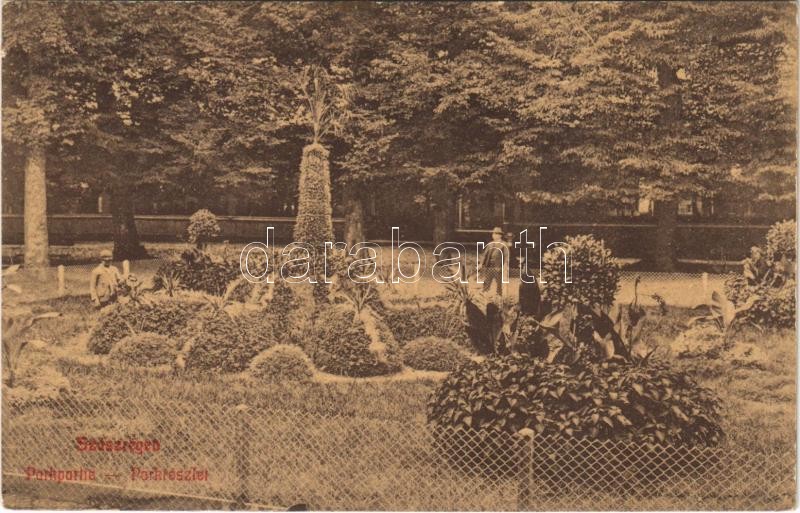 1912 Szászrégen, Reghin; park. Traugott Blosi (EK)