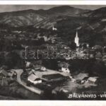 1941 Bálványosváralja, Schlosswall, Unguras; látkép, templom / general view, church. photo (EB)