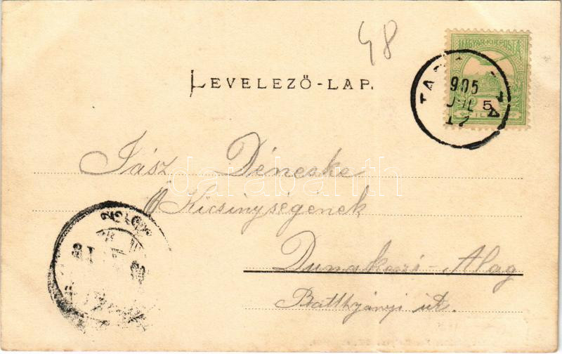 1905 Tapolca, Vincellér iskola. Mérei Ignácz 205. 1904. - Image 2