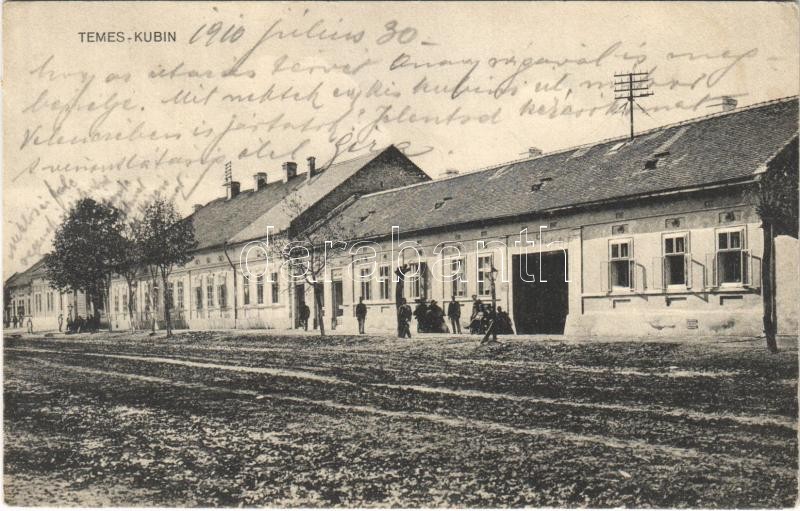 1910 Kevevára, Temeskubin, Kovin; utca. Julius D. kiadása / street
