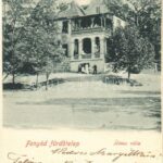 1900 Fonyód fürdőtelep, Állmos villa. Gerő Zsigmond kiadása