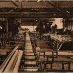 Resicabánya, Resica, Resita; Gépgyár belső, kikészítő. Weisz Adolf kiadása / Adjustage / machine factory interior