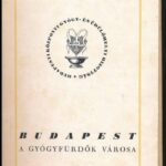 Budapest a gyógyfürdők városa. Bp., 1942, Hungária Nyomda. Kiadói papírkötés, foltos kötés és lapok. - Image 2