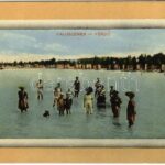 Balatonszemes, Faluszemes-fürdő; fürdőzők