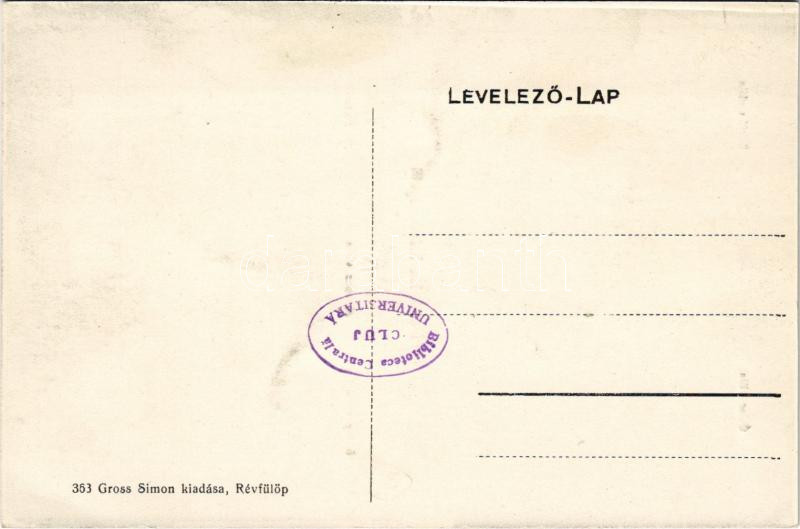 Révfülöp, Ódor, Burján, Saáry és Herceg villa, szőlőskert. Gross Simon kiadása - Image 2