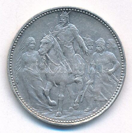 1896KB 1K Ag 'Millenium' T:2 kis ph Adamo K5.2