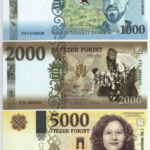 2018. 'Soros pénz' 500Ft + 1000Ft + 2000Ft + 5000Ft + 20.000Ft fantázia bankjegy T:I