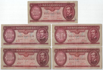 1949. 100Ft (5x) T:III,III- Adamo F28