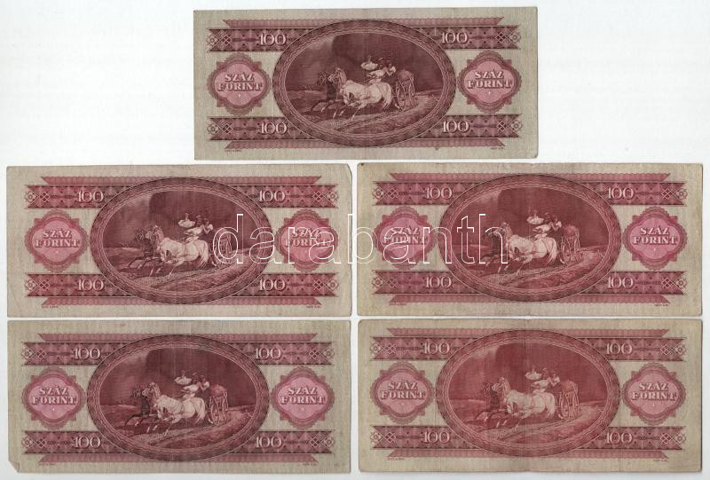 1949. 100Ft (5x) T:III,III- Adamo F28 - Image 2