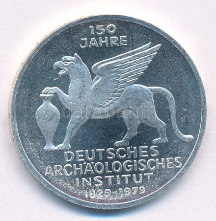 NSZK 1979J 5M Ag 'Német Régészeti Intézet 150. évfordulója' T:PP karc FRG 1979J 5 Mark Ag '150th Anniversary - German Archaeological Institute' C:PP slight scratch patina Krause KM#150